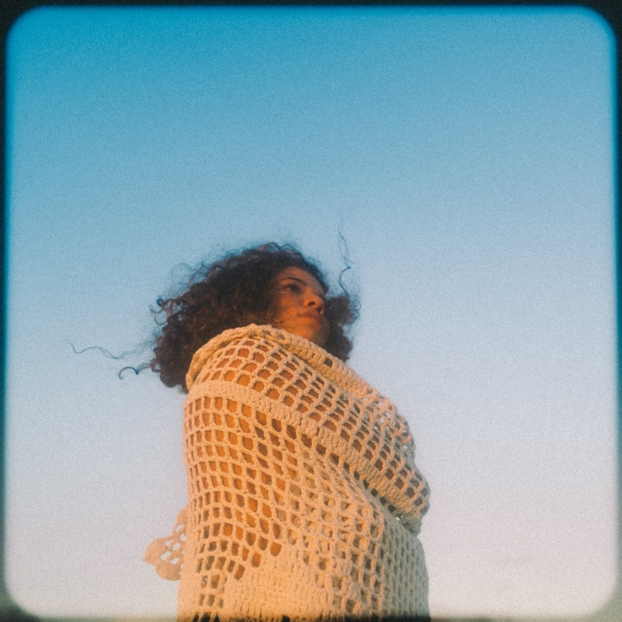 woman in white knit sweater